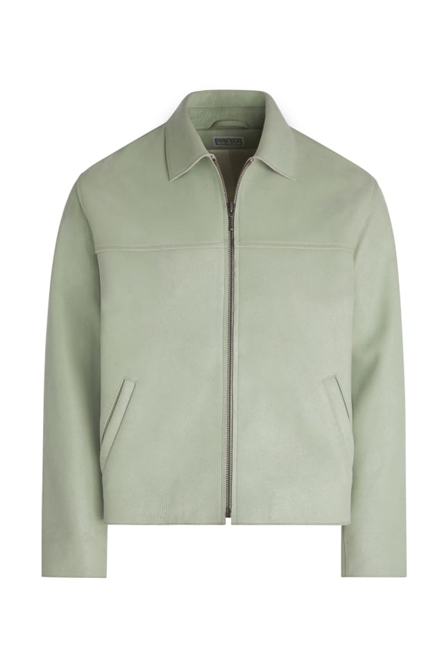 GUESS® crackled leather jacket