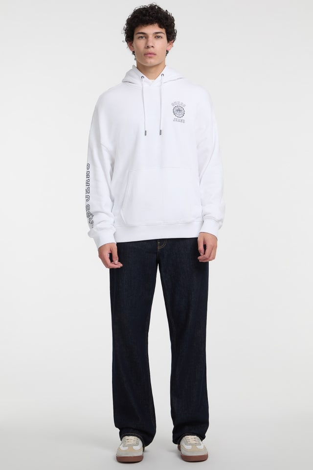 Guess ヒョンジン★日本未入荷カラー★パーカー ニット フーディ 白 Hooded Logo Sweater Men | GUESS Jeans®