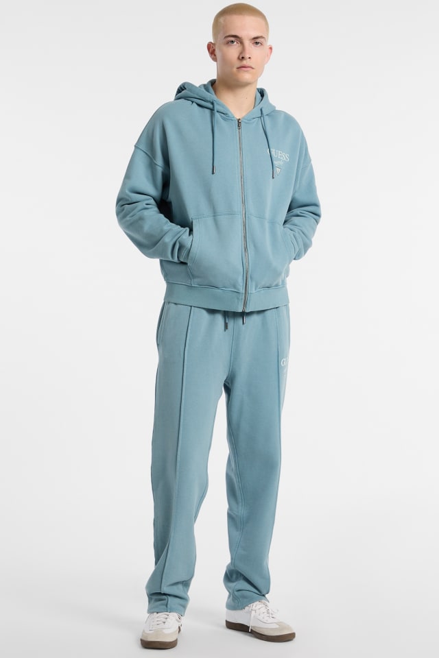 GUESS Originals Garment Dyed Zip-Up Hoodie Men | GUESS Jeans®