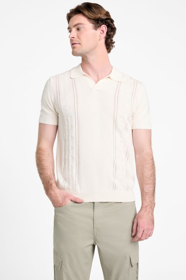 Rib Pointelle Bryant Polo