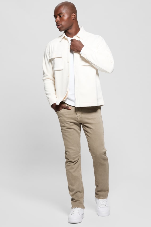 GUESS® Miles Faux-Suede Overshirt Men