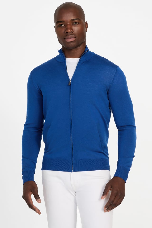 Chandail zipp&eacute; en laine Fred