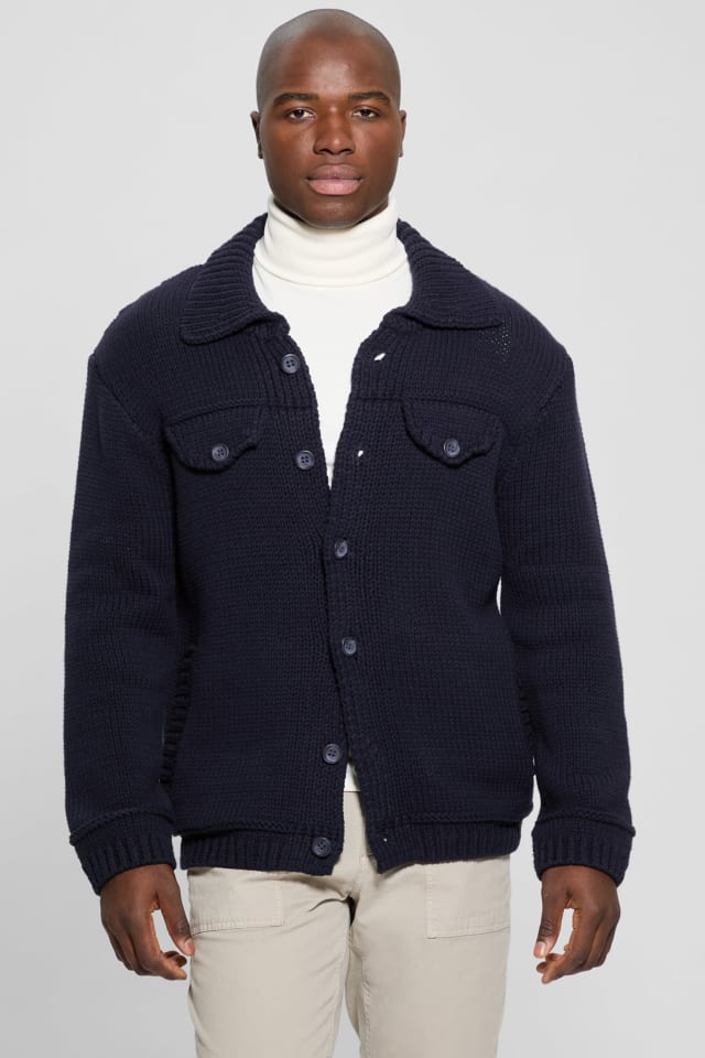 【その他(F0F8)】GUESS ニット セーター(M)SILAS Trucker Sweater SILAS Trucker Sweater ニット セーター | GUESS(ゲス) JAPAN 公式