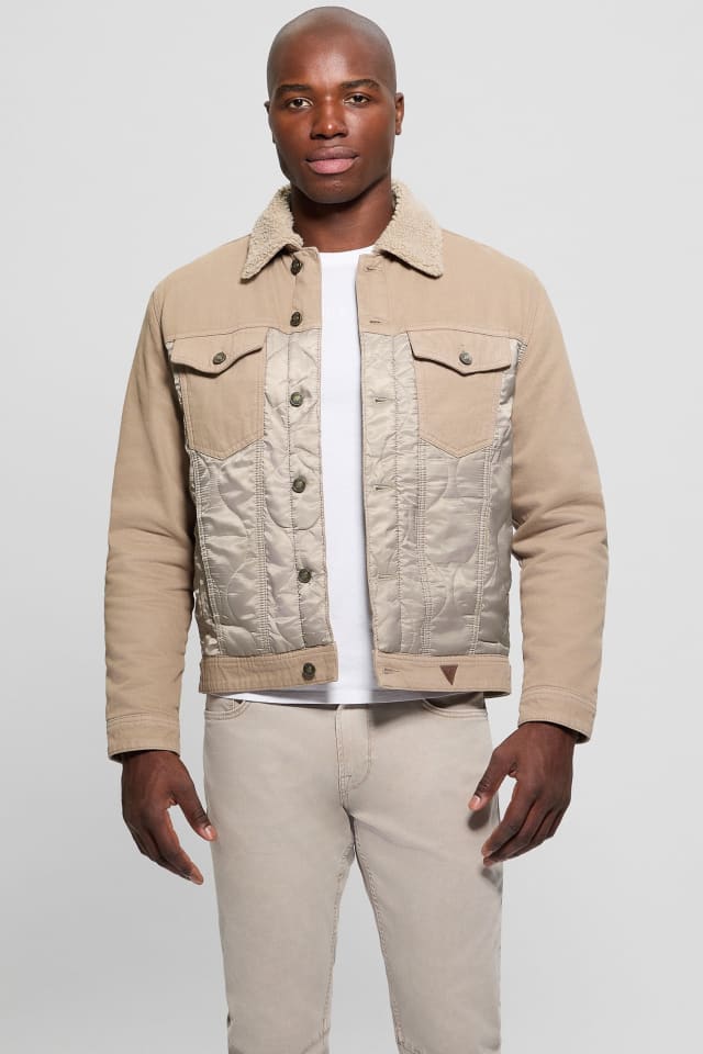 GUESS® Dean Denim Sherpa Jacket