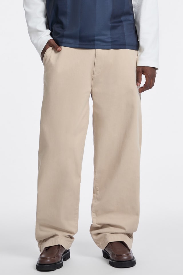 Wide Leg Chino Pants