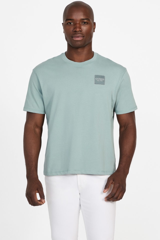 Tee-shirt &eacute;co &agrave; &eacute;cusson carr&eacute;
