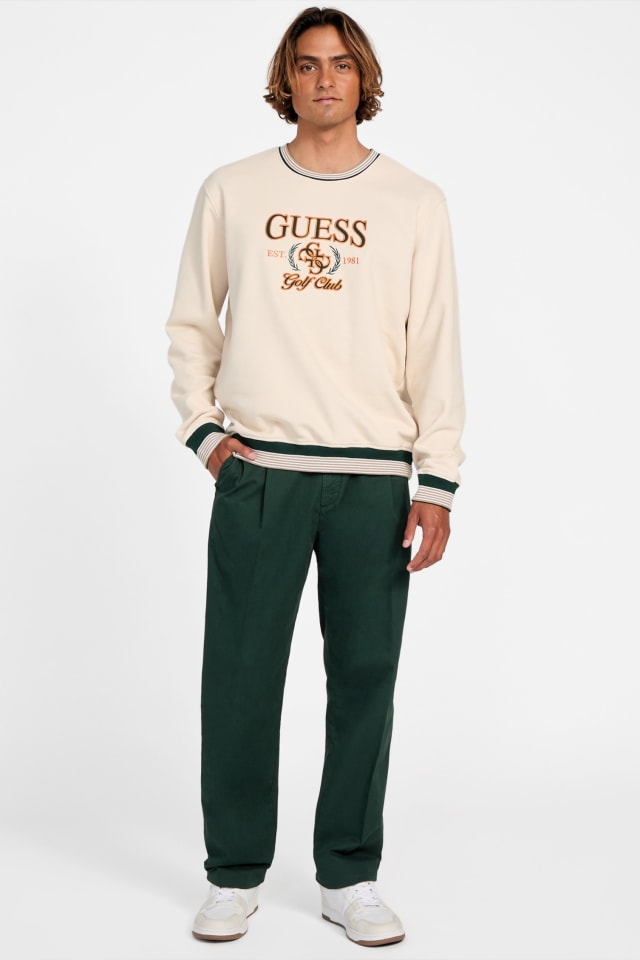 GUESS® Eco Fleece Crewneck Sweatshirt Men