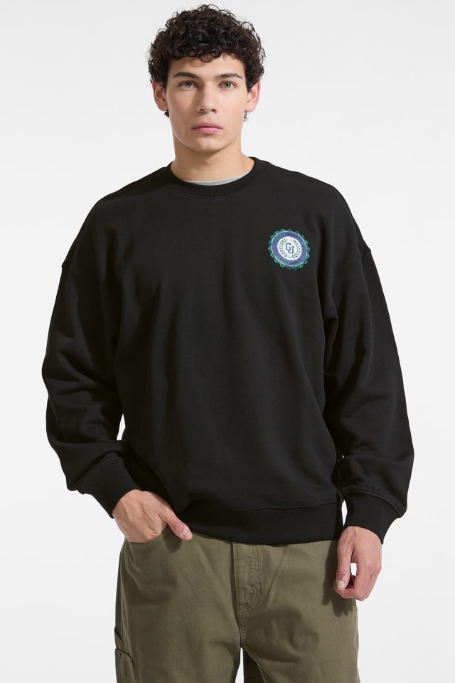 GUESS® Varsity Logo Crewneck Sweatshirt