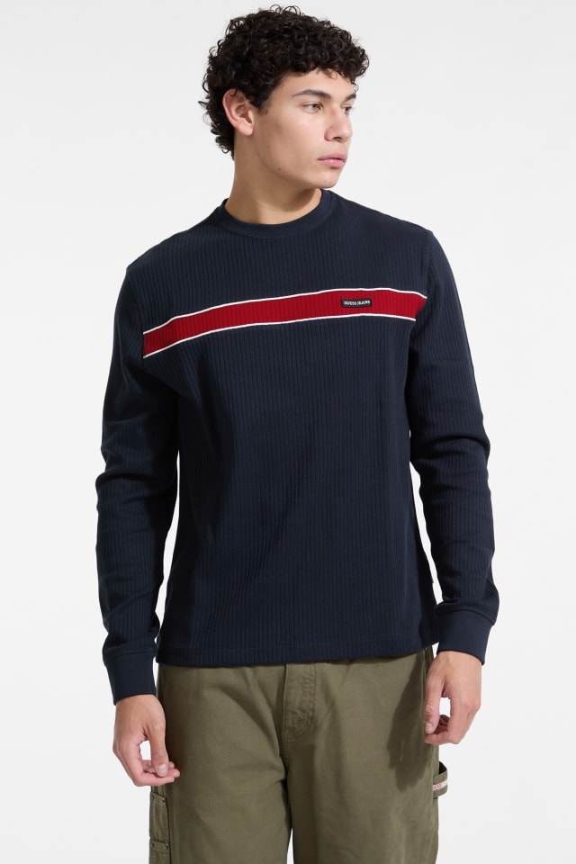 Ribbed Long-Sleeve Tee