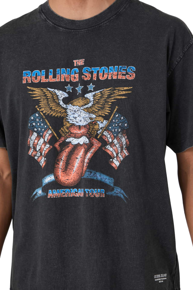 Printed t-shirt GJ x Rolling Stones Men | GUESS Jeans®