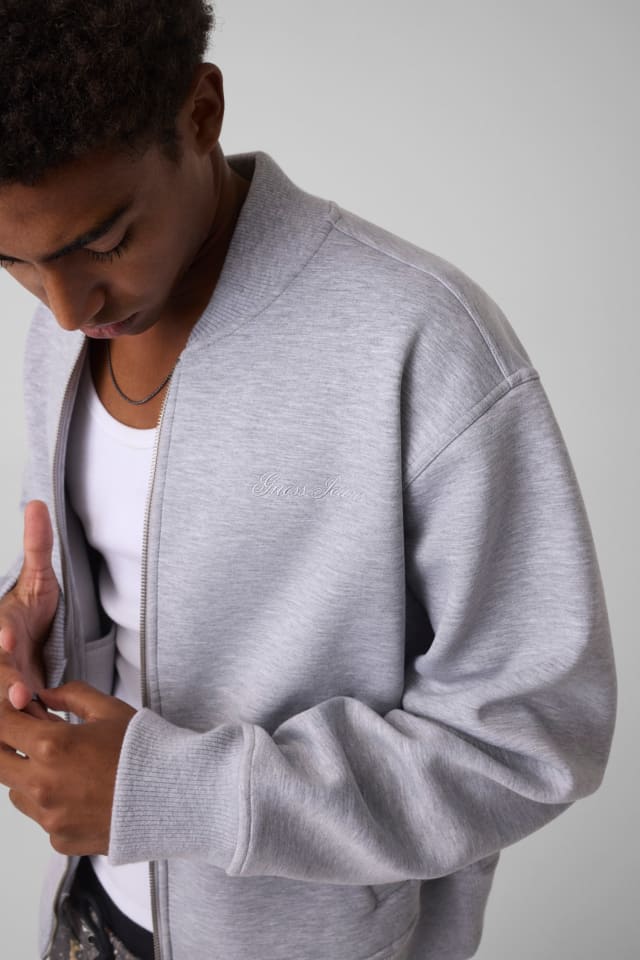 Bomber sweatshirt jacket Men | GUESS Jeans®