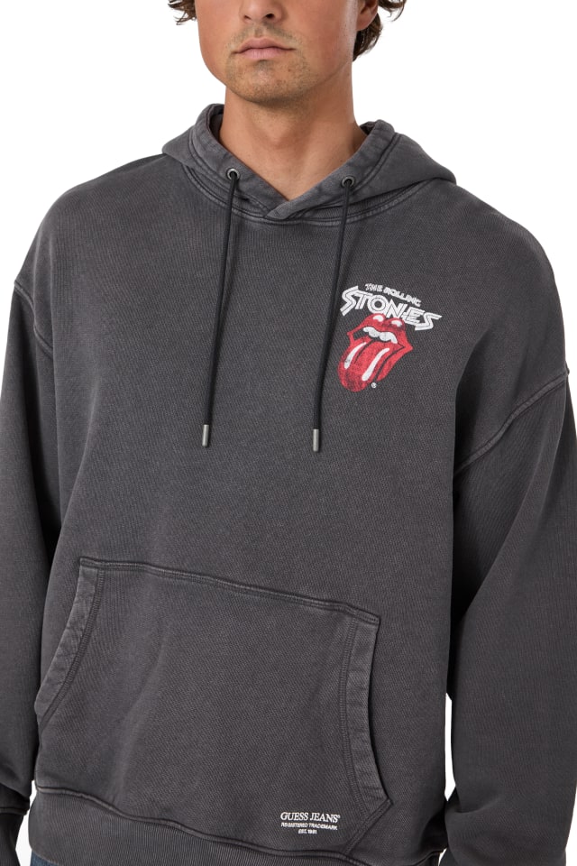 jentlouisパーカーM Printed hoodie GJ x Rolling Stones Men | GUESS