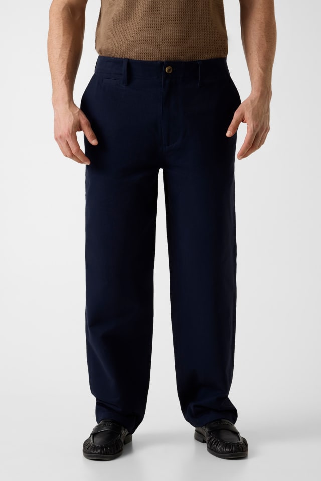 Twill chino pants