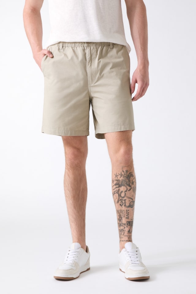 Poplin shorts
