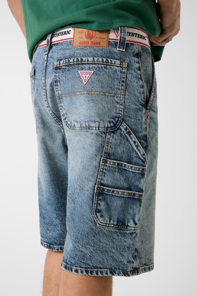GUESS® Carpenter denim shorts Hysteric Glamour