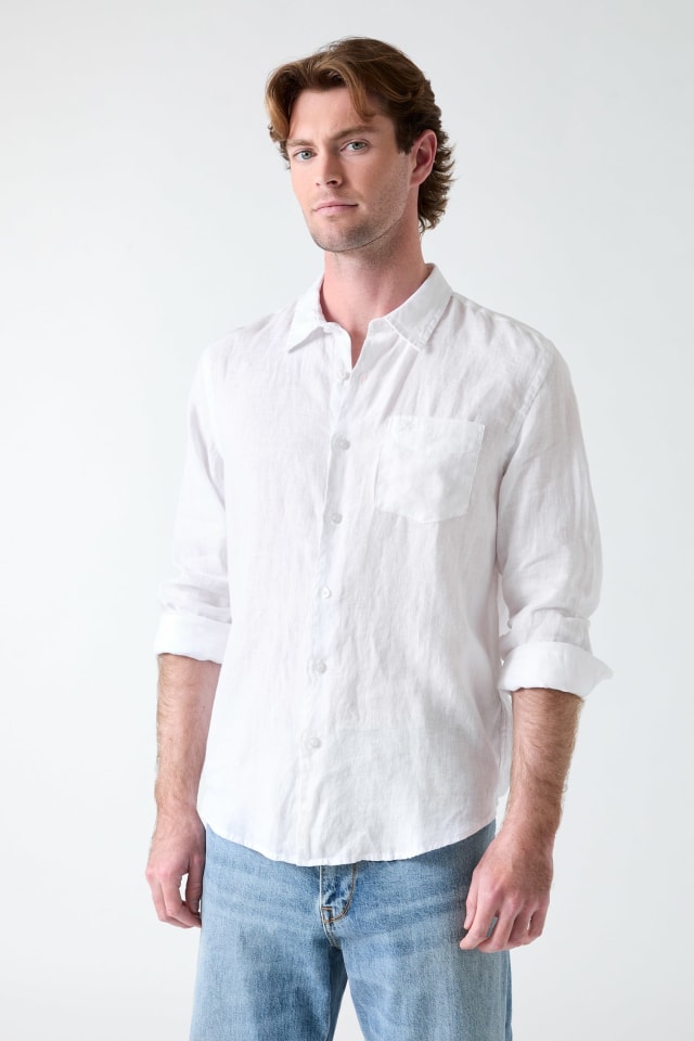 Linen striped shirt