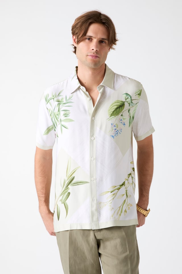 GUESS® Printed viscose shirt