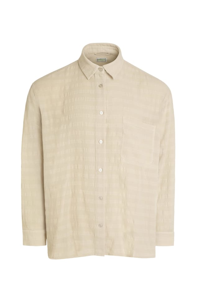 Cotton maxi shirt