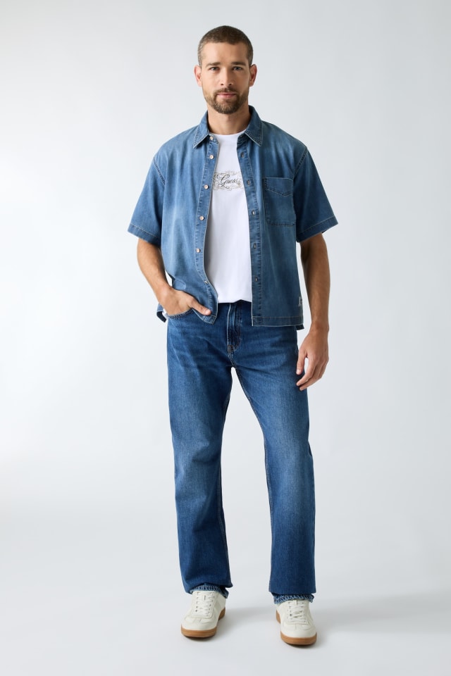 GUESS® Denim shirt Men