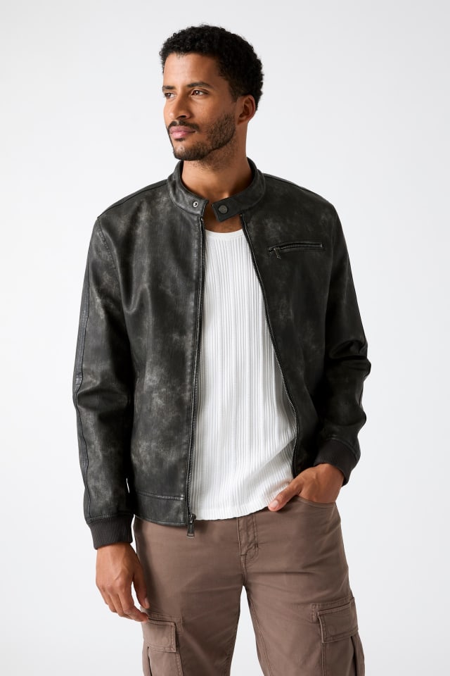 GUESS® Faux-leather jacket
