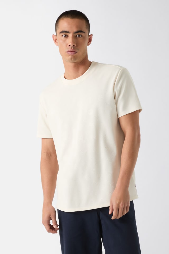 Embossed logo shirt