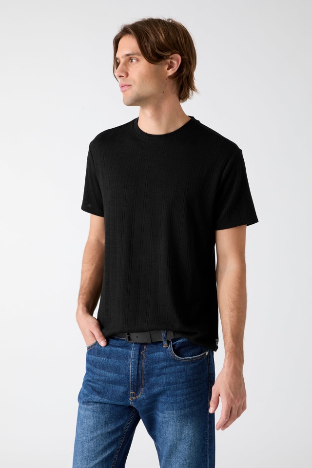T-shirt en m&eacute;lange de viscose