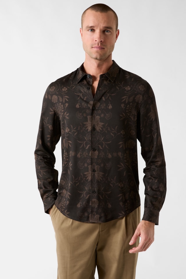 Chemise &agrave; motif d&eacute;fil&eacute; Wayco Heritage