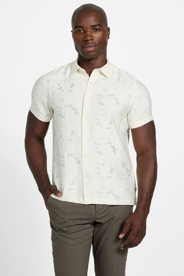 GUESS® Alden Clip Jacquard Shirt