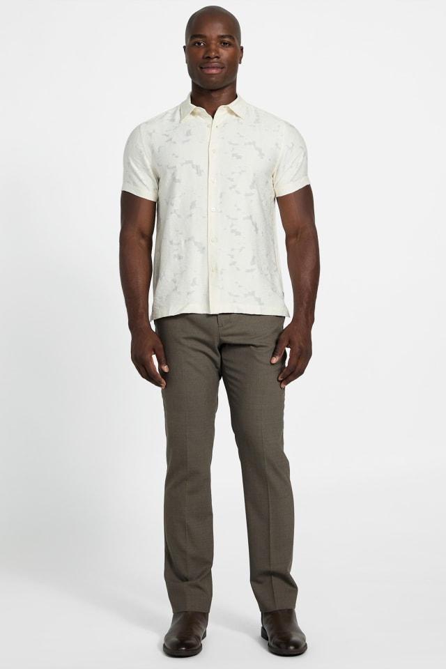 GUESS® Alden Clip Jacquard Shirt Men
