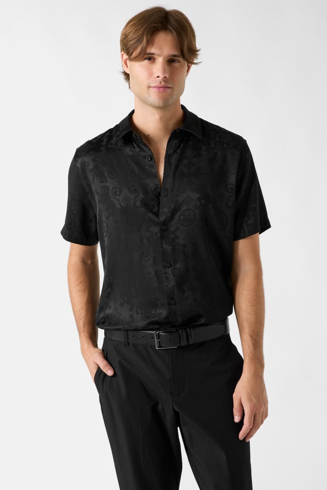 Lion Peony Jacquard Shirt