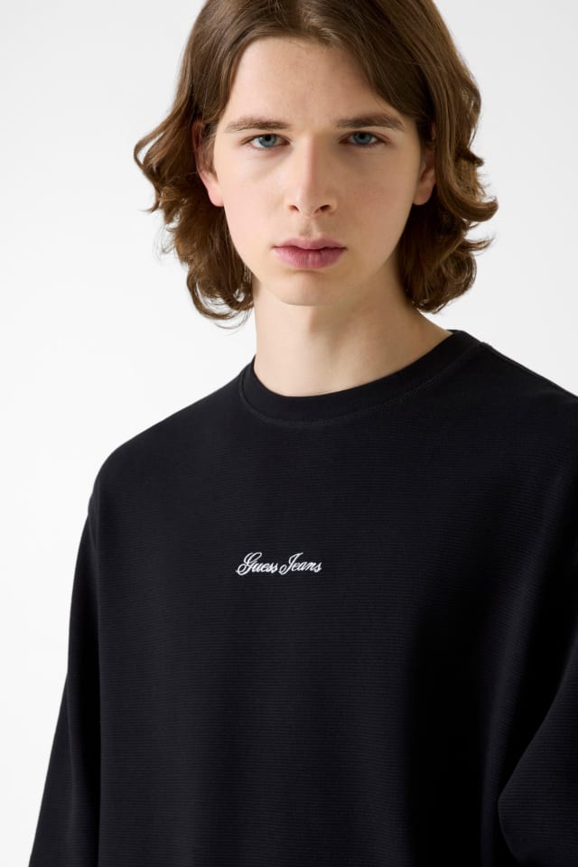 Boxy fit knit t-shirt Men | GUESS Jeans®