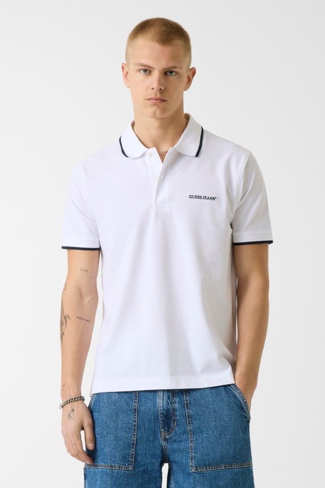 Polo &agrave; logo brod&eacute;