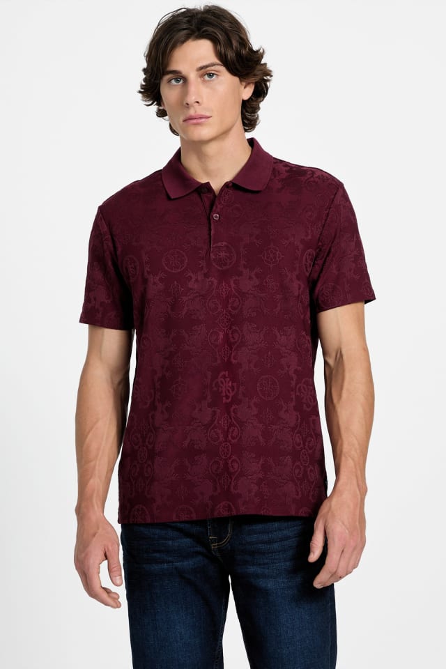 Eco Tonal Jacquard Polo