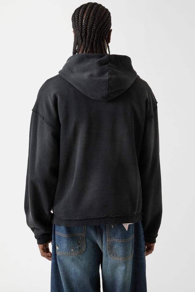 GUESS Originals Eco Triangle Logo Hoodie Men | GUESS Jeans®