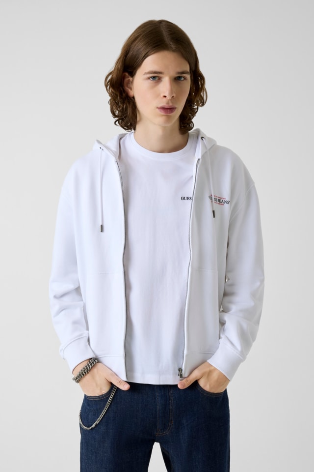 GUESS® American Tradition Logo Zip Hoodie