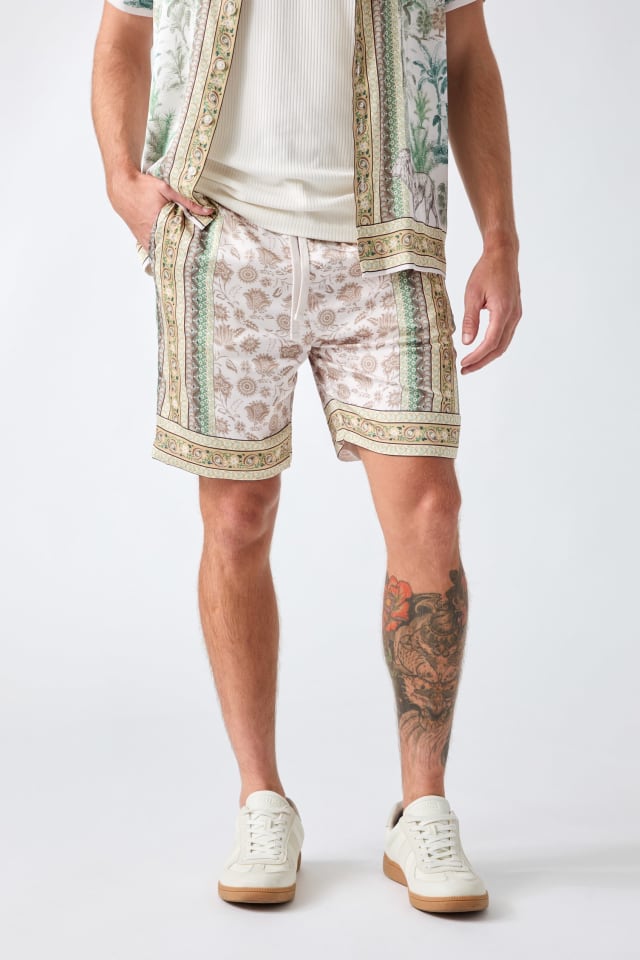 All over printed shorts
