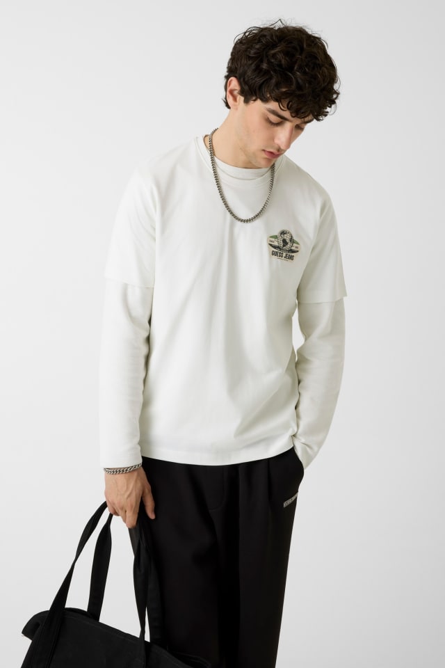 T-shirt imprim&eacute; avec logo
