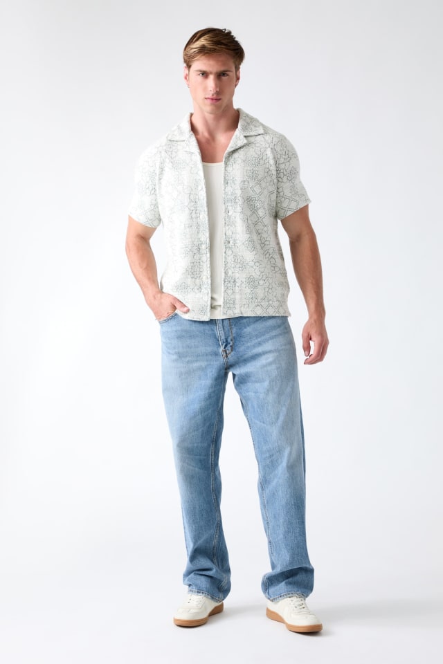GUESS® Jacquard shirt Men