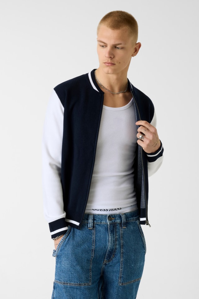 Color-block sweater