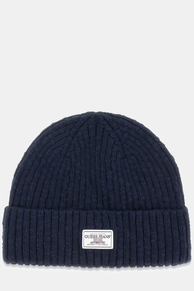 Logo patch beanie