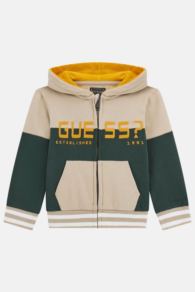 GUESS® Kids Eco Color-Block Fleece Sweatshirt (3M-7) Boys