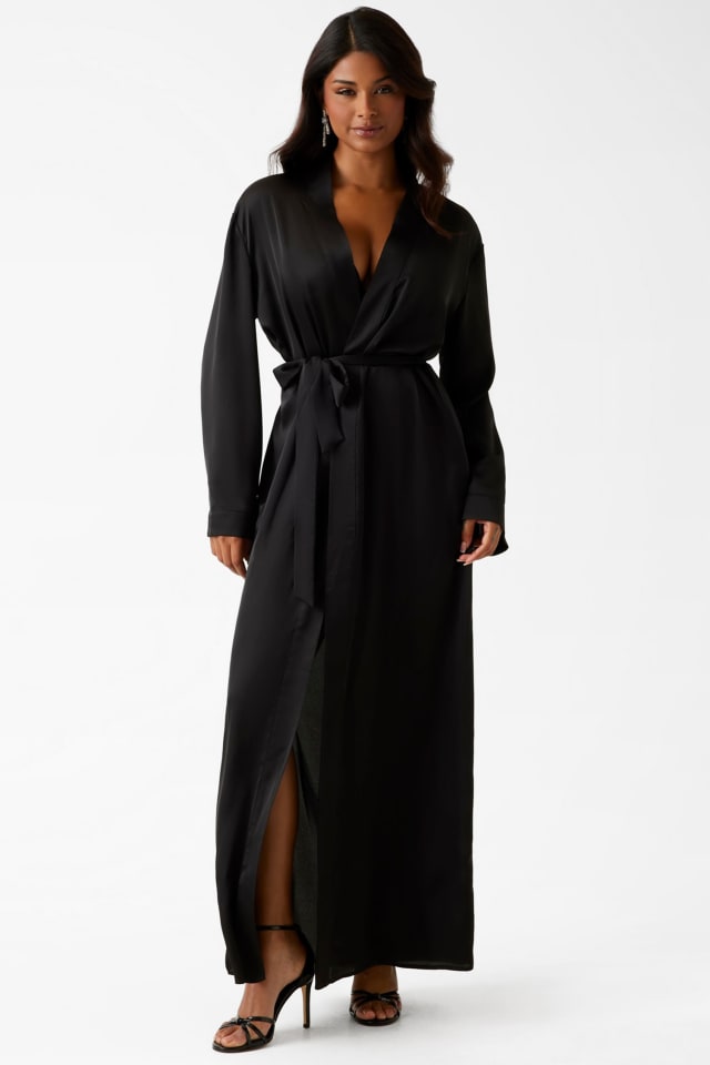 GUESS® Eco Strass Rhinestone Signature Longline Robe