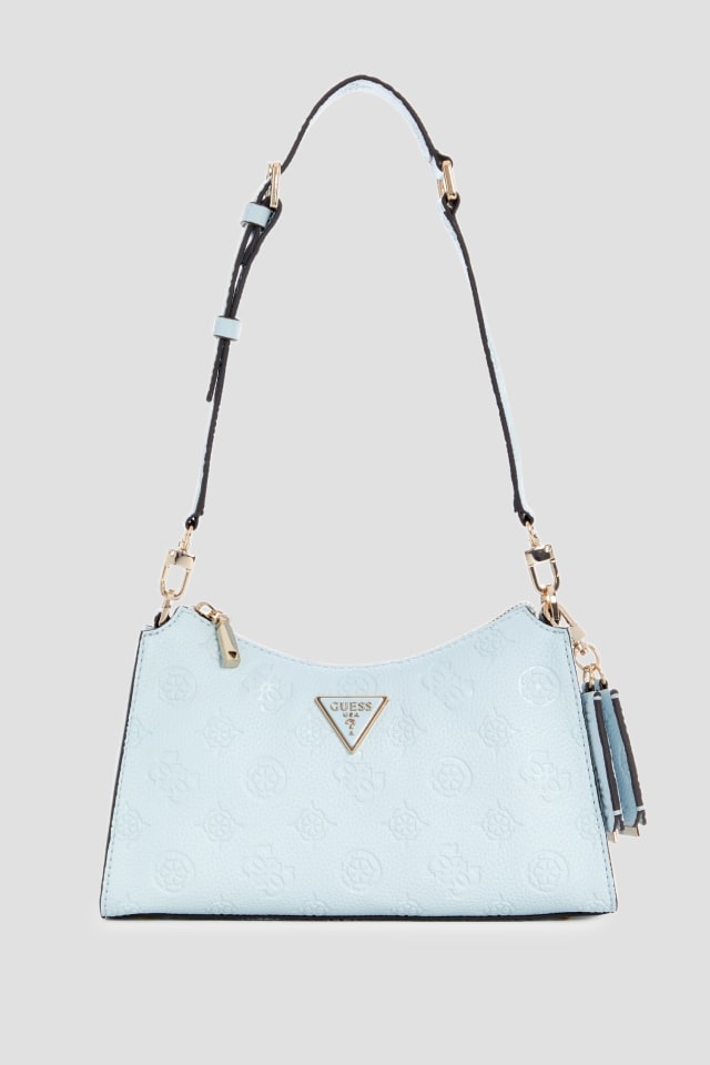 その他 guess bag GUESS Zed Pebbled Small Girlfriend Carryall Satchel Handbag – ShopCGX