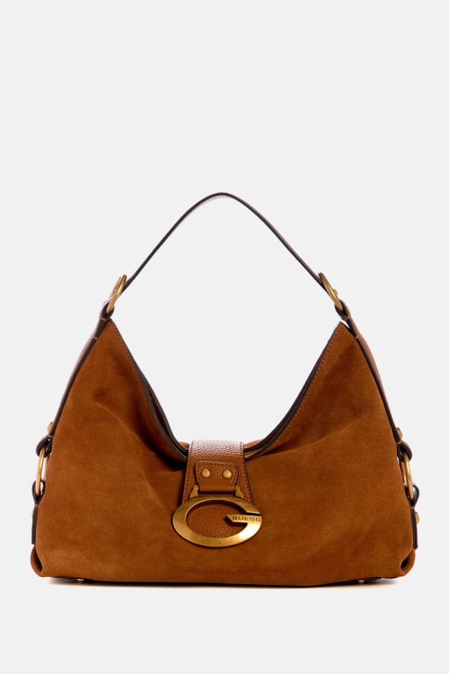 Camden Suede Shoulder Bag