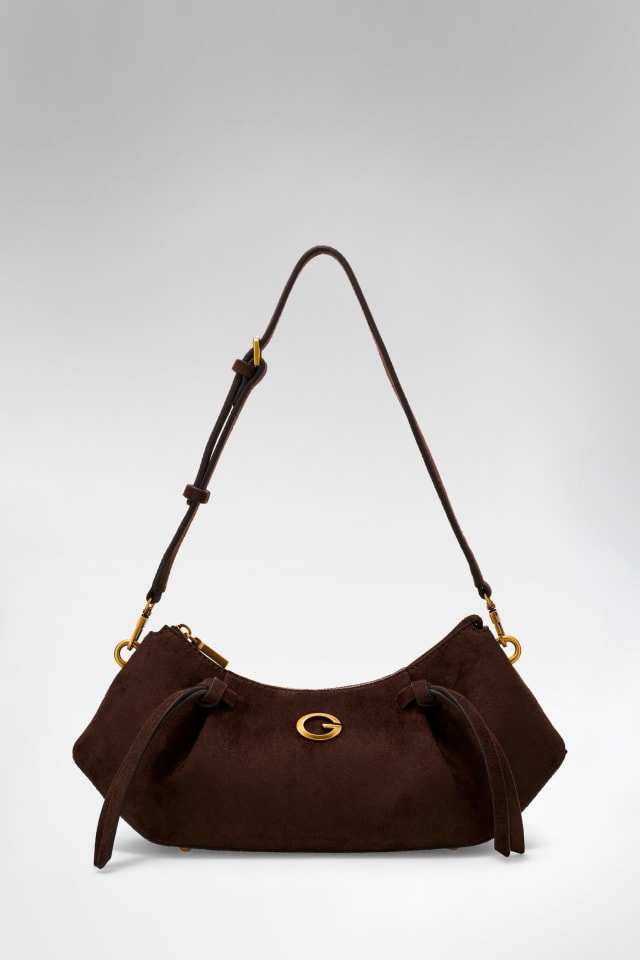 Allegra Suede Shoulder Bag
