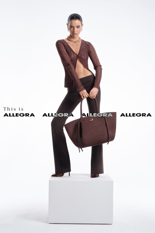 Allegra Suede Tote Bag