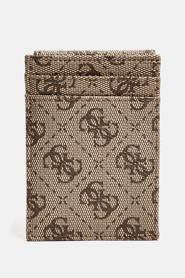 Don Logo-Print Magnetic Card Case