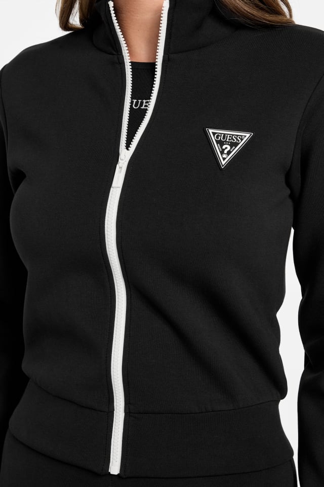 GUESS® Eco Ann Full-Zip Scuba Sweatshirt Women