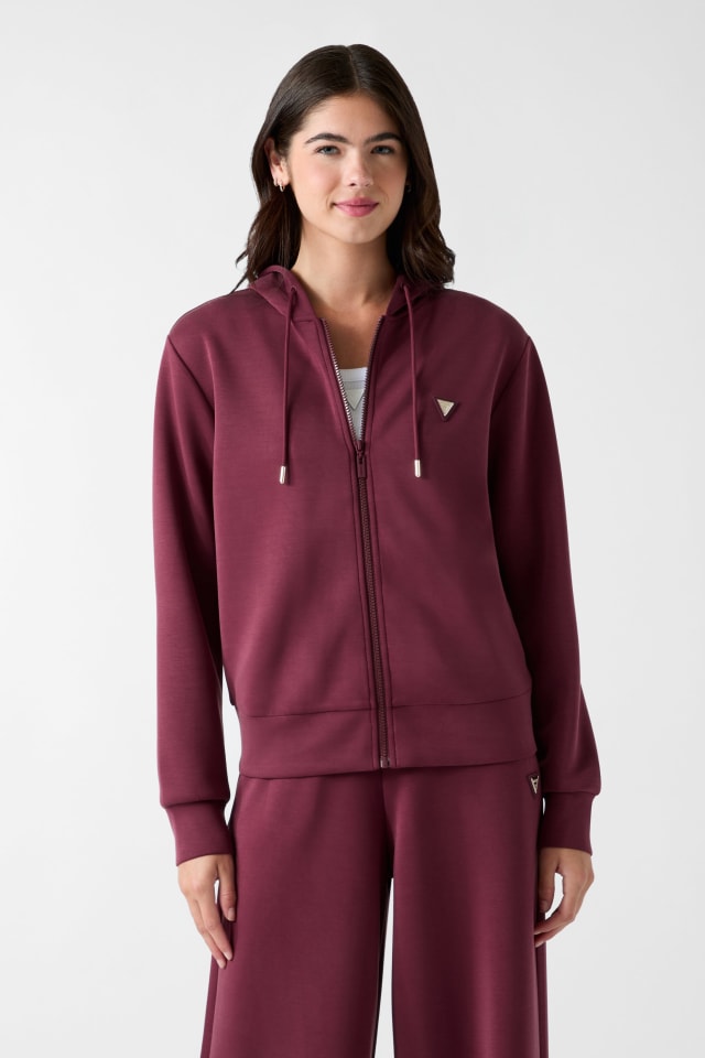 GUESS® Eco Olympe Full-Zip Hoodie Sweatshirt Women