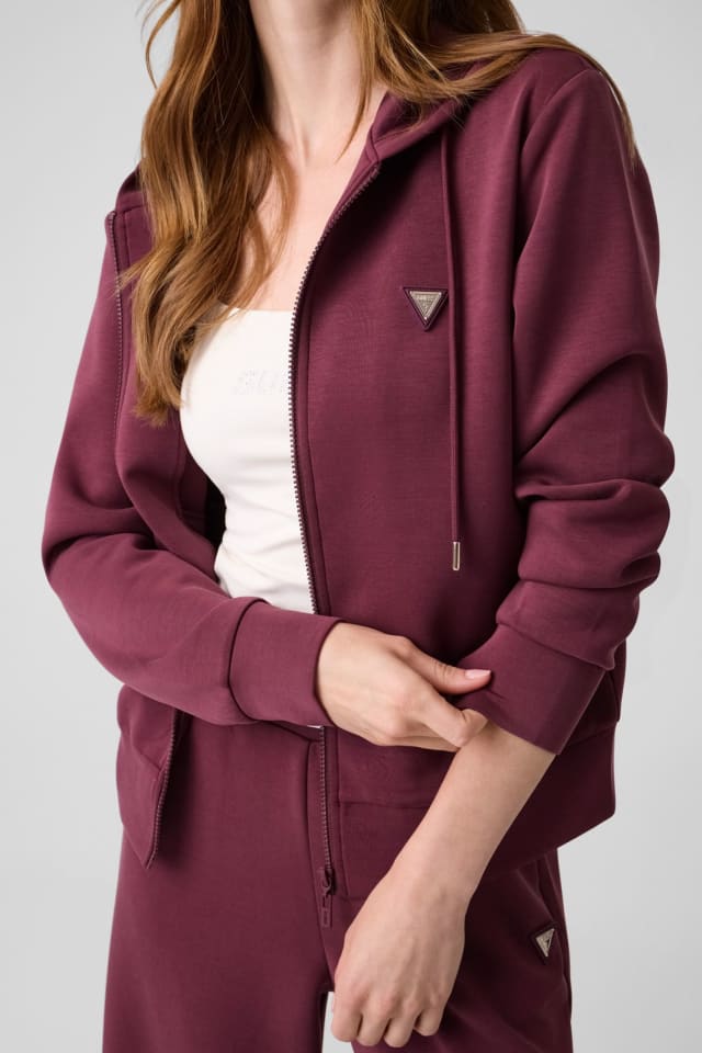 GUESS® Eco Olympe Full-Zip Hoodie Sweatshirt Women